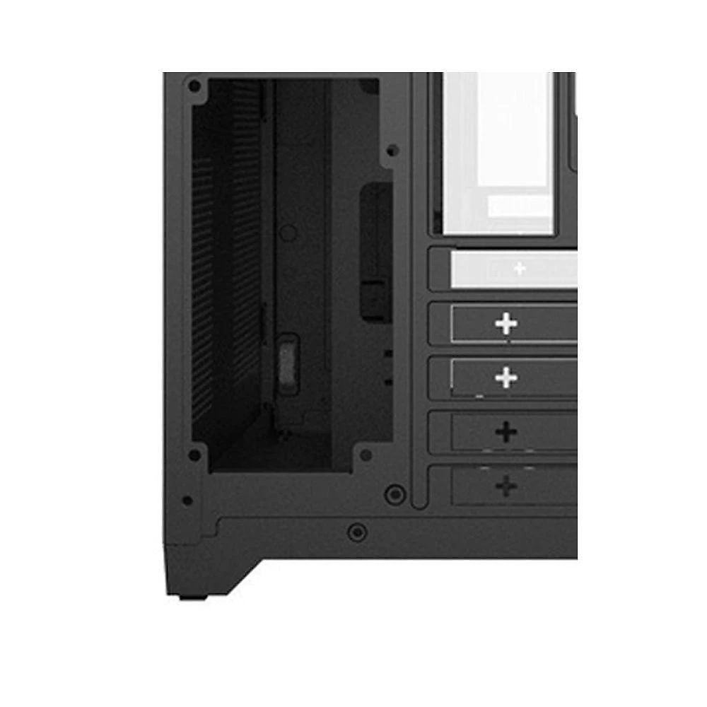 Gabinete Gamer Forcefield Black Vulcan Mini ITX Micro ATX Vidro Temperado Pcyes