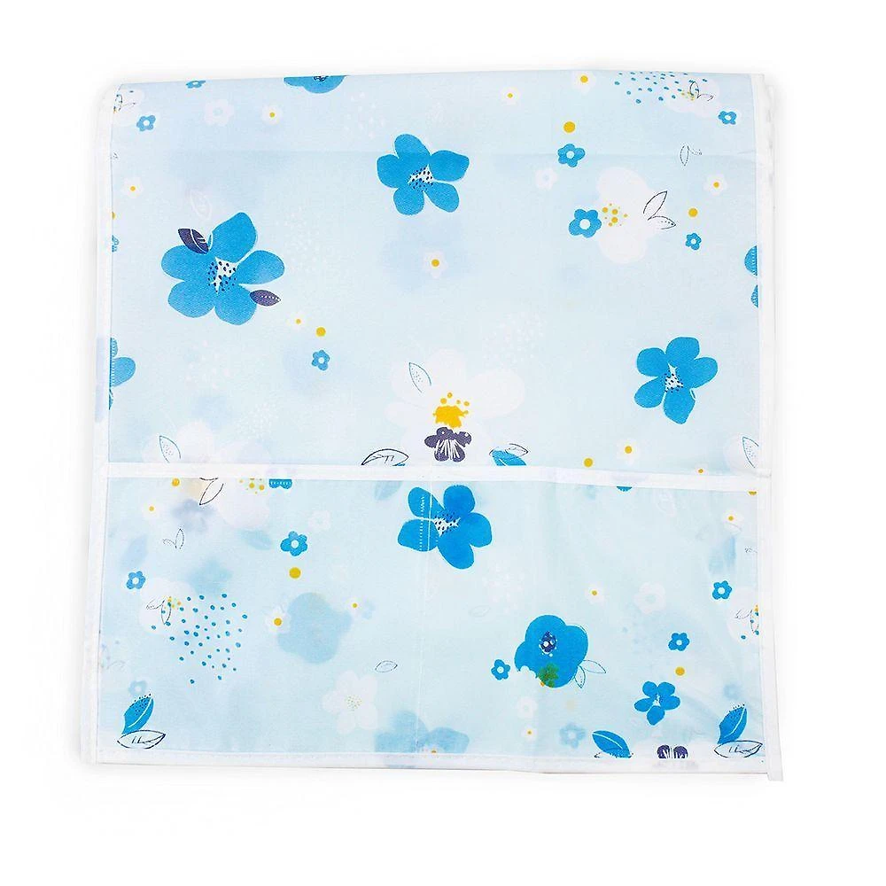 Capa Protetora Para Microondas Forno Eletrico Eletrodomesticos 85x35cm Estampa: Flor Azul