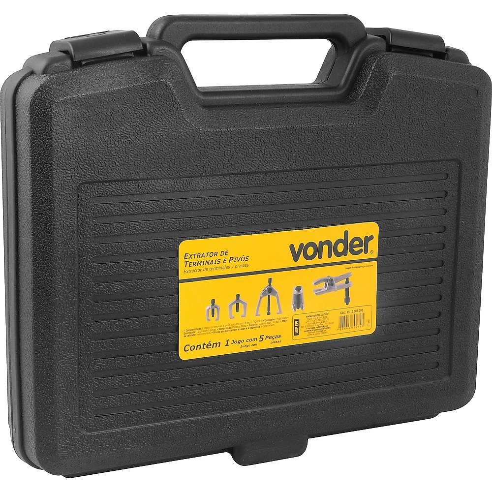 Conjunto extrator de terminais e pivos com 5 peças - vonder