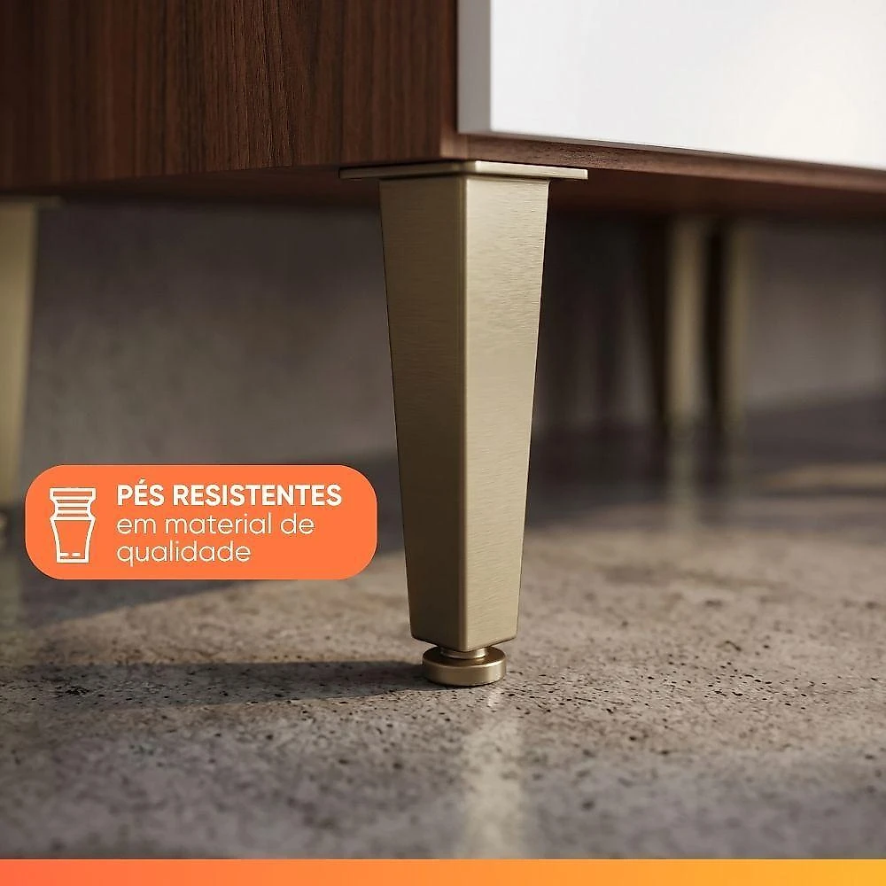 Armário de Cozinha Clara 8 Portas 2 Gavetas MDF 190CM Amadeirado Aramóveis webcontinental-7908801526886