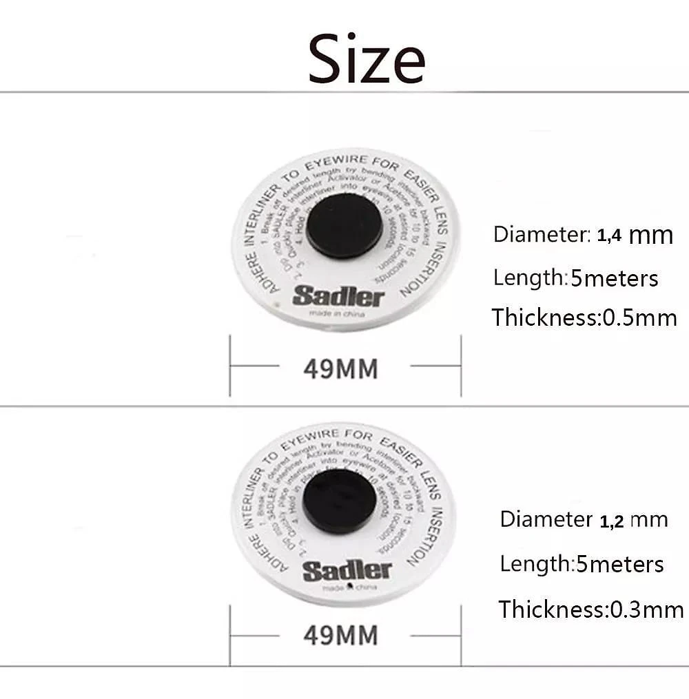 Miniatura Fio Nylon Óculos Cirex 1,2mm - Rolo 5m