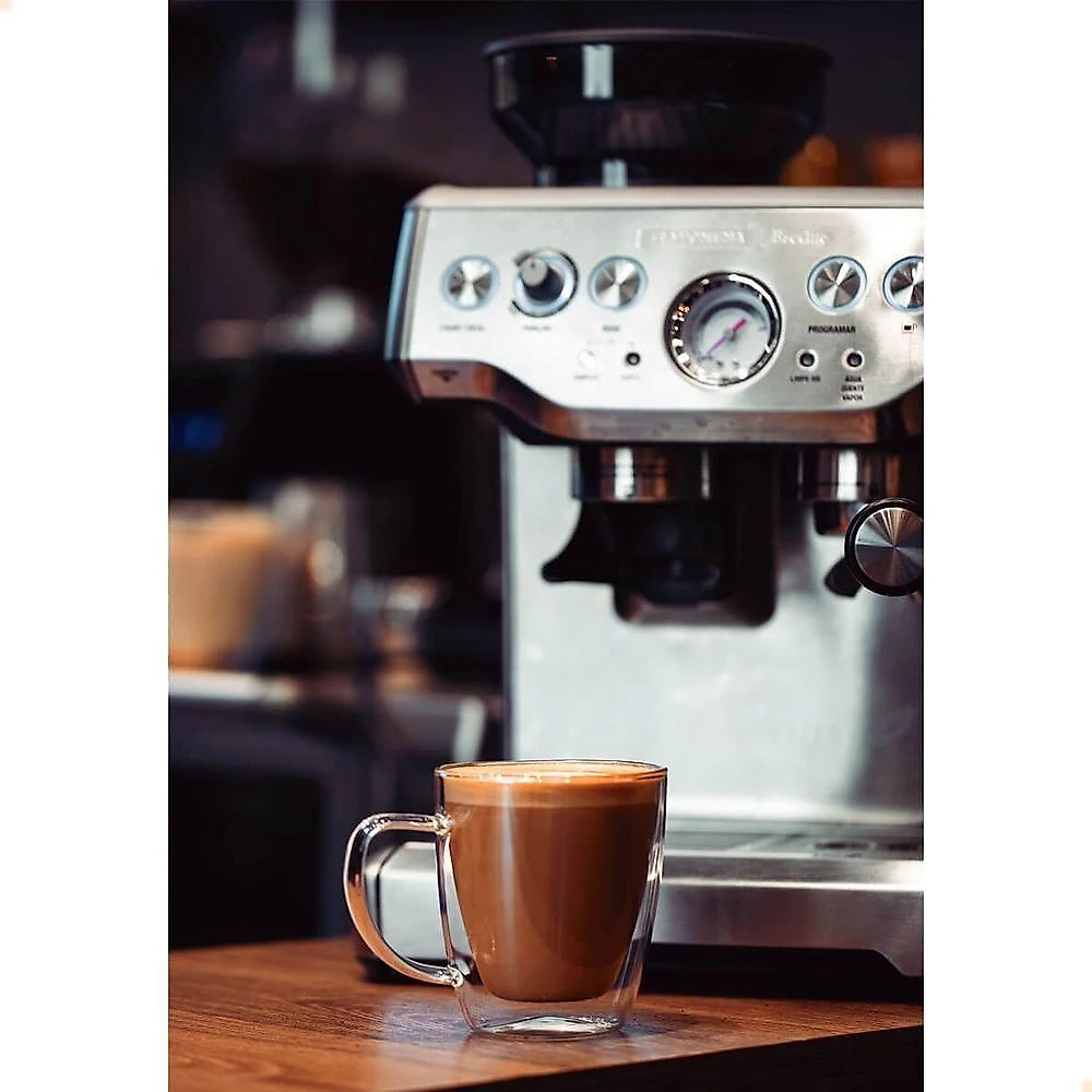 Cafeteira Elétrica Tramontina By Breville Express Pro Em Aço Inox Com Moedor 2 Litros 110V 69066011
