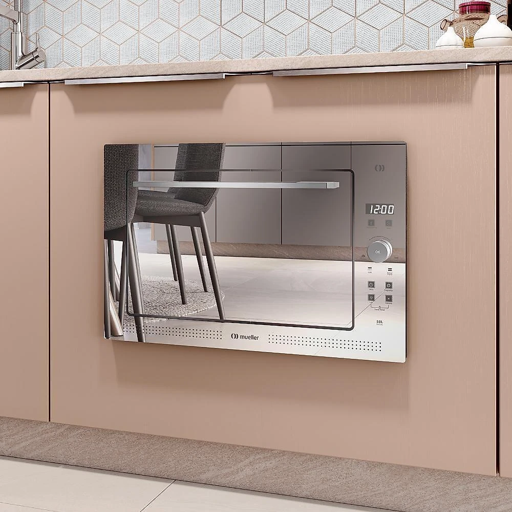 Forno Elétrico De Embutir Digital Mueller 50 Litros Espelhado MFE50L 110V