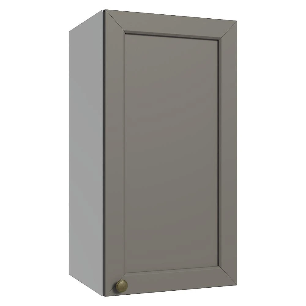 Armário aéreo 35 cm 1 porta branco/cinza vik madesa