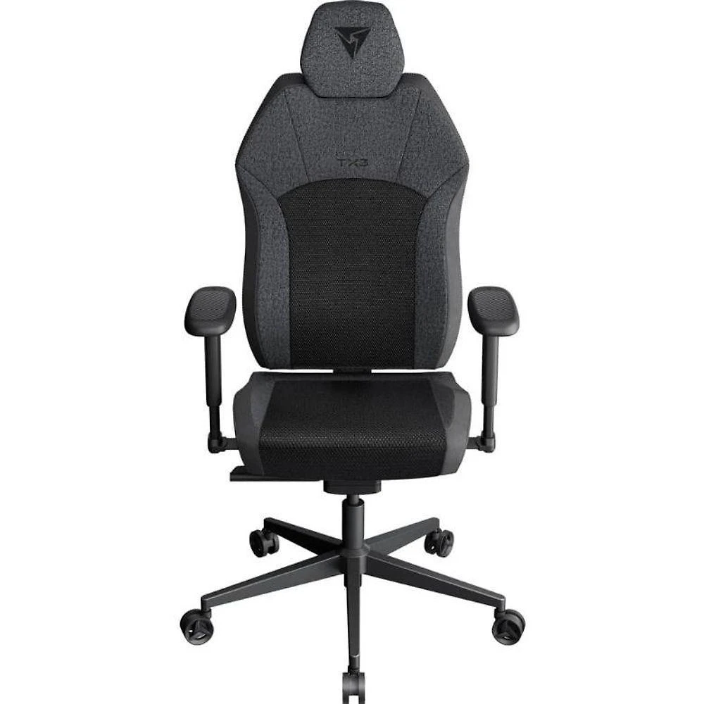 Cadeira Gamer Thunderx4 TX3 Solo 360 Mesh com Encosto Reclinavel e Ajustes 6D Preto