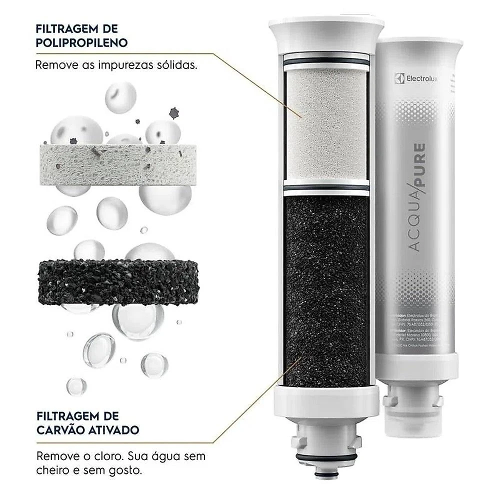 Geladeira Electrolux Frost Free DFN41, 371 Litros, 220 Volts e Purificador de Água PE12G 220 Volts