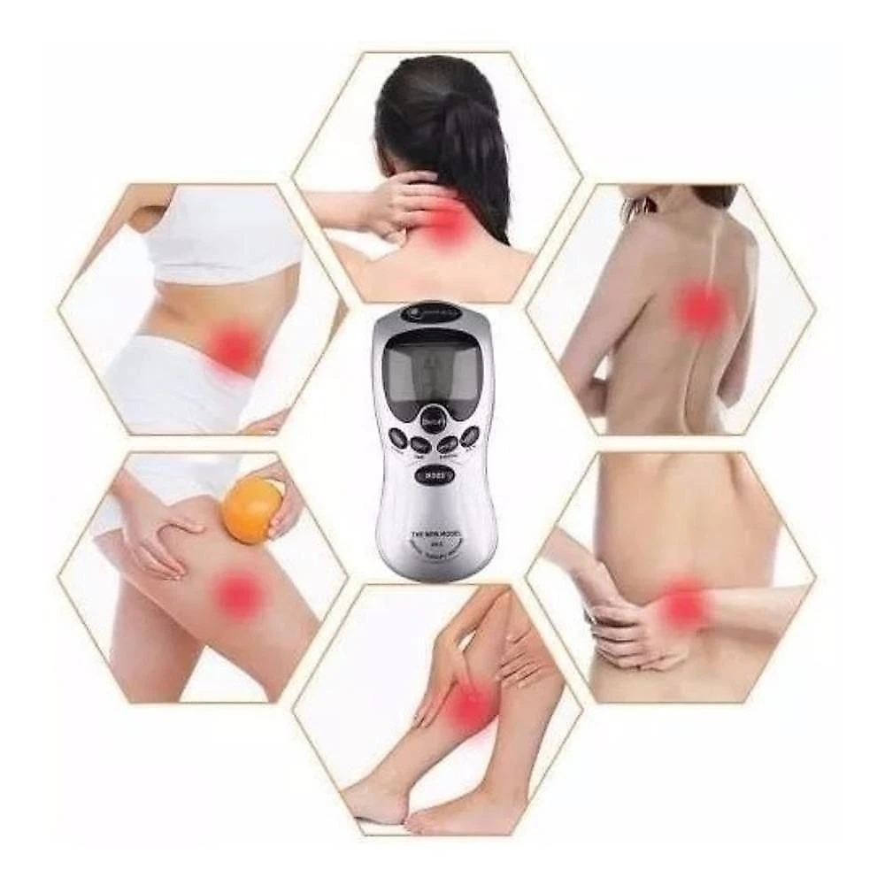 Massageador Tens Fisioterapia Acupuntura Aparelho Eletroestimulador Tonificador Muscular Portatil Digital