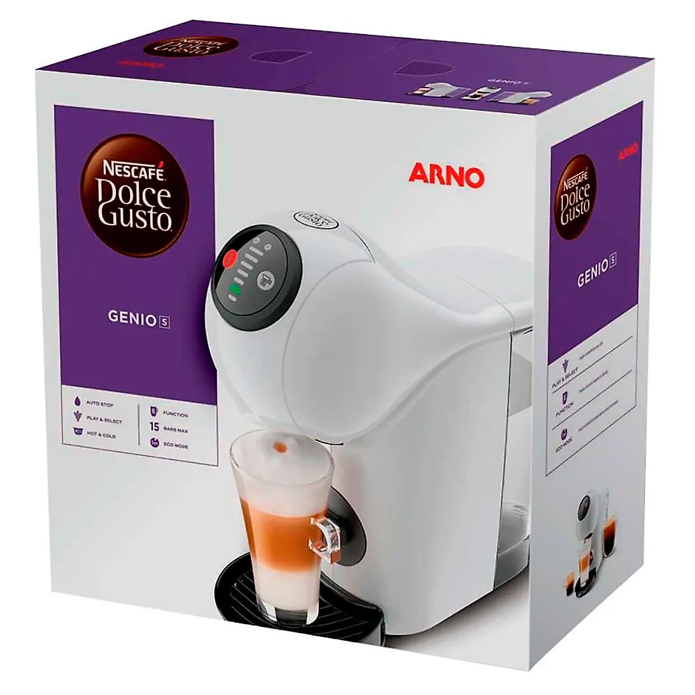 Cafeteira Expresso Dolce Gusto Genio Basic Arno Branco - 110V