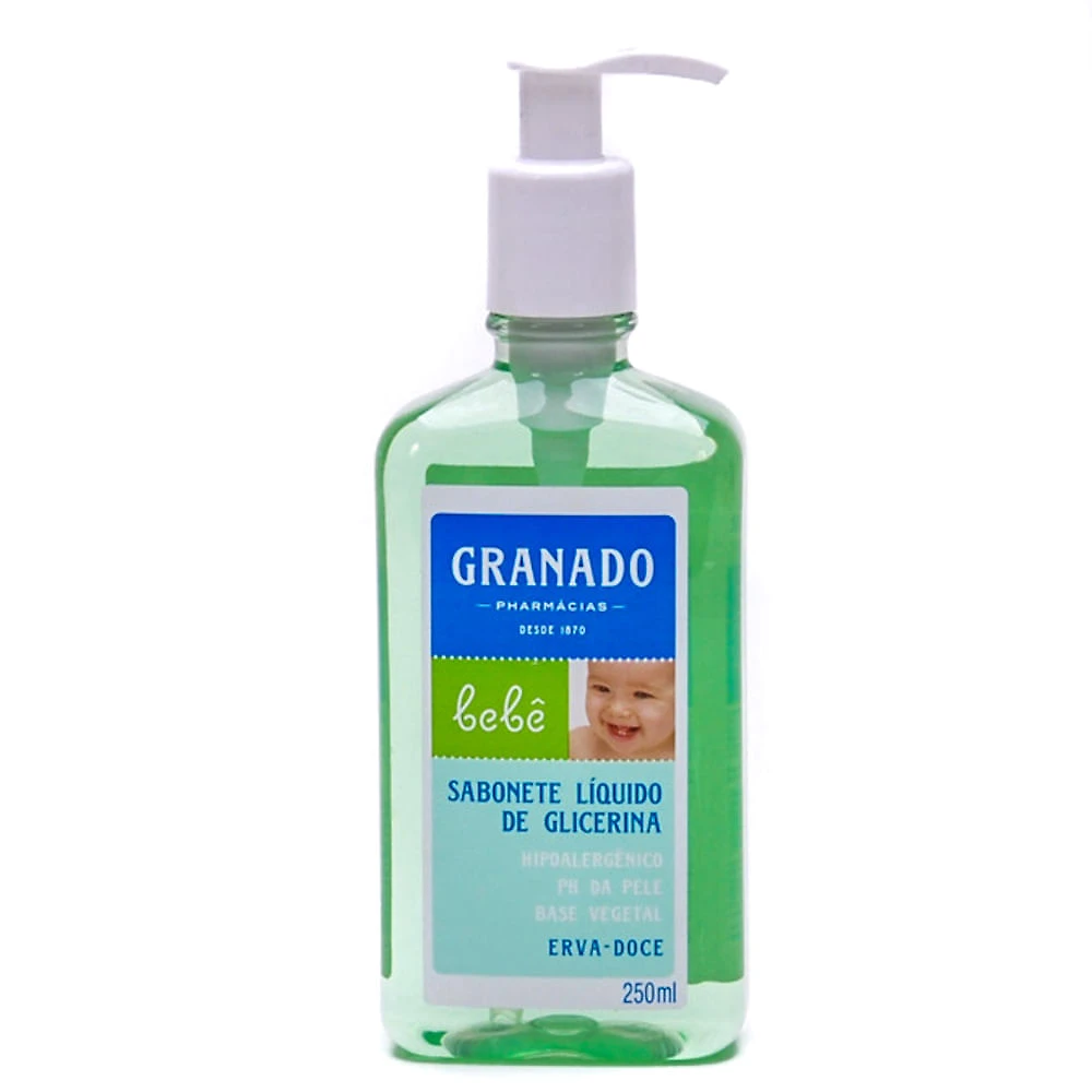 Sabonete Infantil Líquido Granado Bebê Erva Doce com 250ml