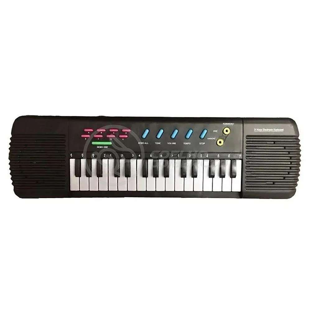 Mini Teclado Infantil 32 Teclas Musical Karaokê E Microfone