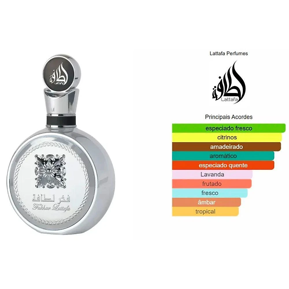 Perfume Fakhar Platin Lattafa Edp Unissex 100ml