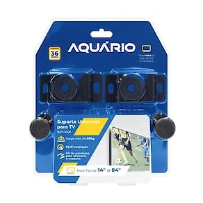 Miniatura Suporte Fixo Universal Aquário SAV-1001 para TVs LCD, LED e Plasma de 14" a 84"