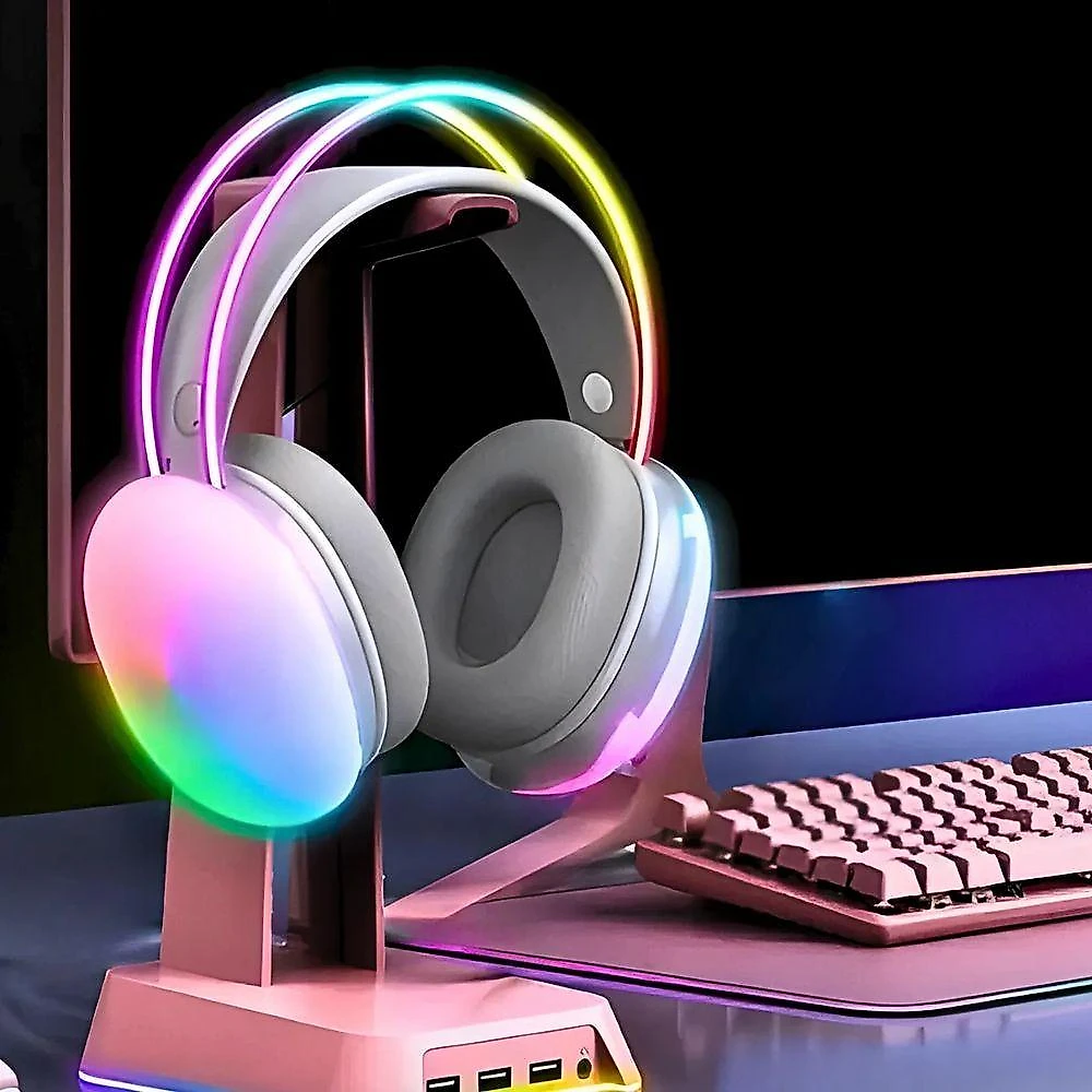 Headset Bluetooth Disco Pulse PG580 sem Fio com Microfone Integrado e Iluminação RGB