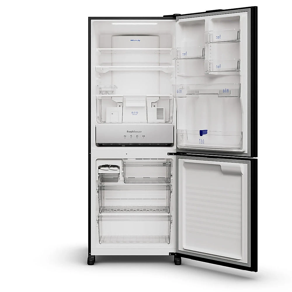 Geladeira Panasonic BB65 Espelhada Inverse Frost Free 467 Litros Inverter NR-BB65GV7 Black Glass - Bivolt