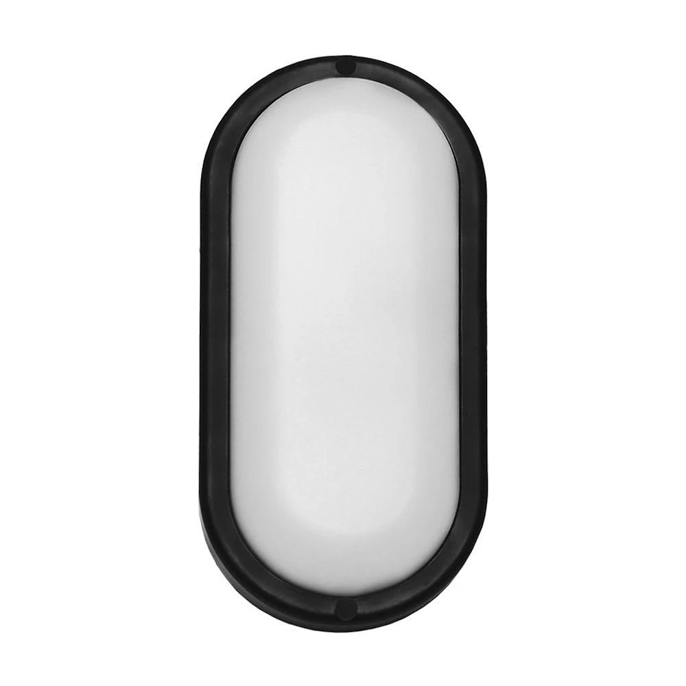 Kit 4 Arandela Tartaruga Led Taschibra Phare Slim 12w Ip65 6500k Bivolt Preto