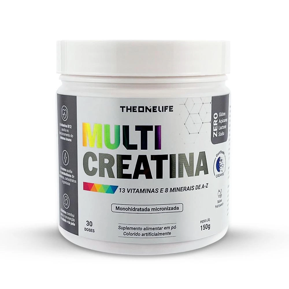 Multi creatina 3 em 1: creatina creawee + multivitamínico completo + biotina
