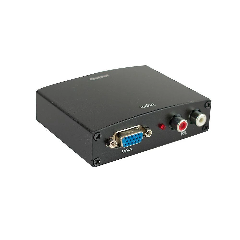 Conversor De Audio-video Evus C-090 Vga + Audio (rca) Para