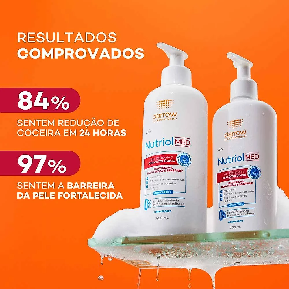 Gel de banho darrow nutriol med 400ml