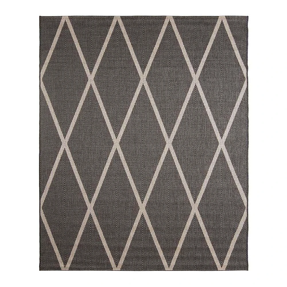 Tapete Para Sala Sisal Eco-nature Geo 56 Chumbo 2,50x3,00m