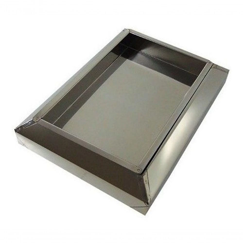 Cinzeiro de Chão em Aço Inox 6 e 5cm X 33cm X 23 e 5cm Inox Coletor de Bituca