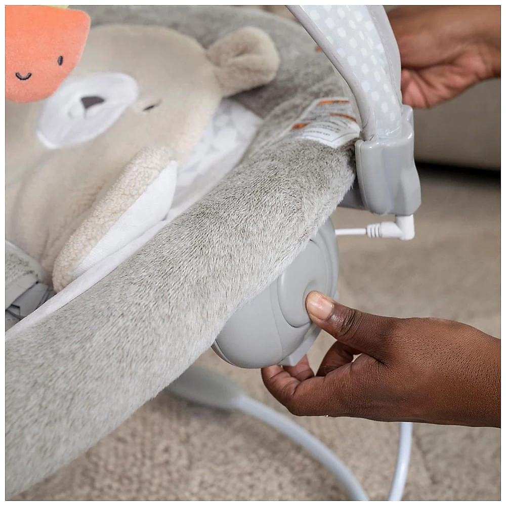 Cadeirinha Relaxante Ingenuity InLighten Nate com Barra Luminosa Recém-nascido a 9 kg
