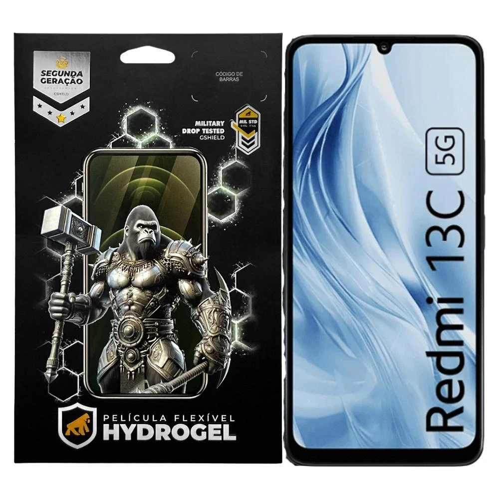 Película Para Xiaomi Redmi 13c 5g - Hydrogel Gamer Fosca - Gshield