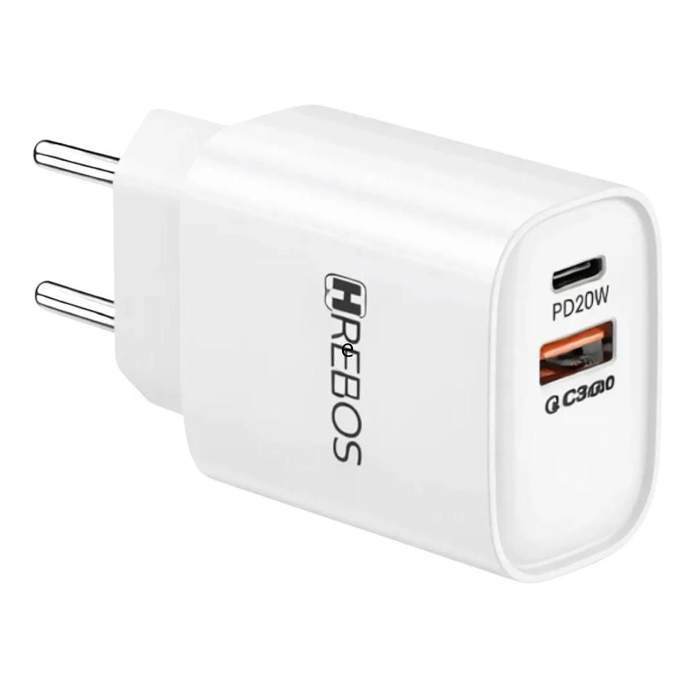 Adaptador de Carregador MDM 20W Branco com Cabo Usb C e Lightning 1 Unidade