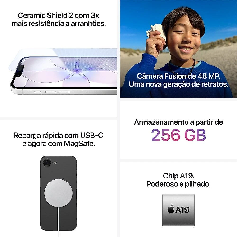 iPhone 17e 256GB Branco