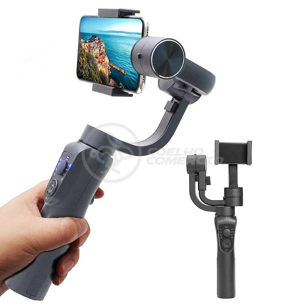 Estabilizador De Mão Portátil Gimbal S5b 3 Eixos Bluetooth