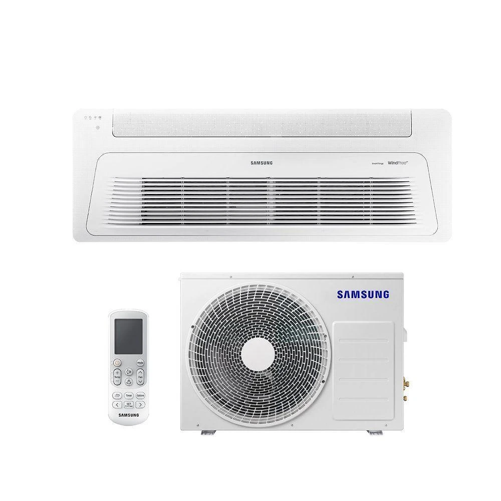 Ar condicionado cassete 1 via samsung windfree inverter 24000 btus quente e frio 220v