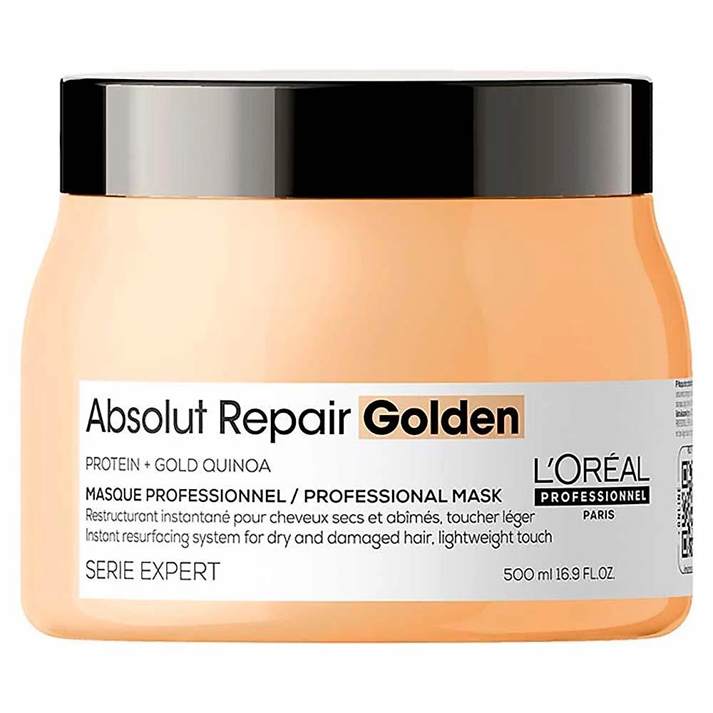 L'oréal professionnel absolut repair gold quinoa + protein - máscara light de tratamento 500ml