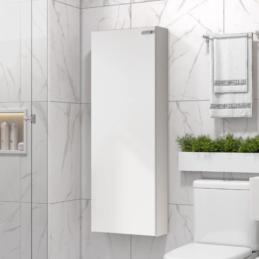 Armário Aéreo Utilitário 1 Porta 899 Carraro - Branco Branco