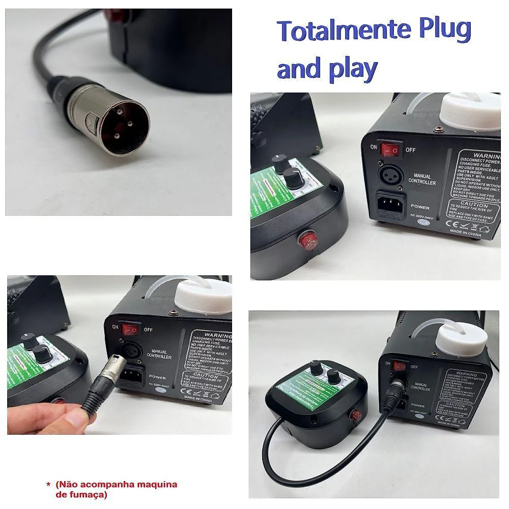 Temporizador Para Maquina De Fumaça Acionador Timer Controle