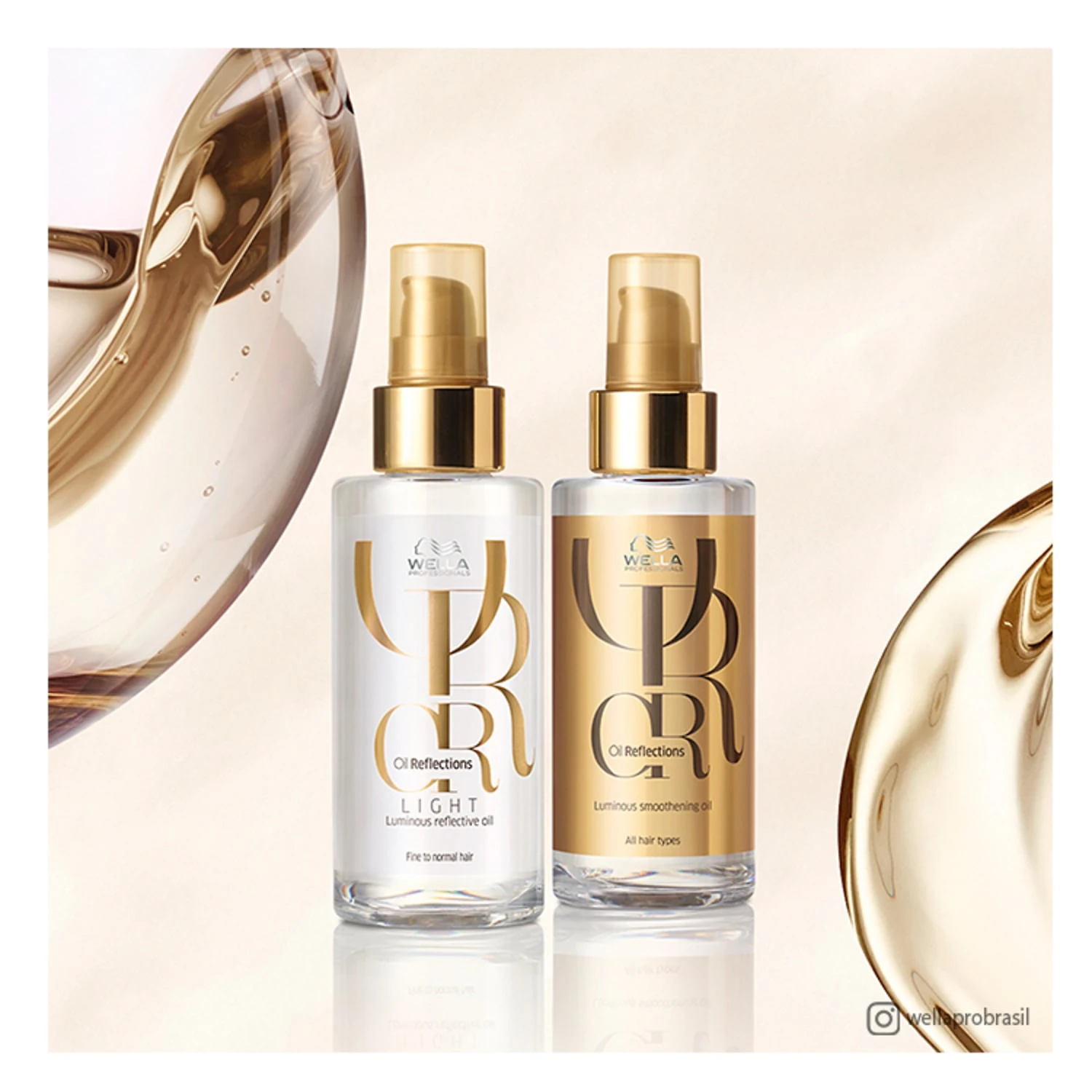 Miniatura Óleo Capilar Wella Oil Reflections Reflective Light 100ml