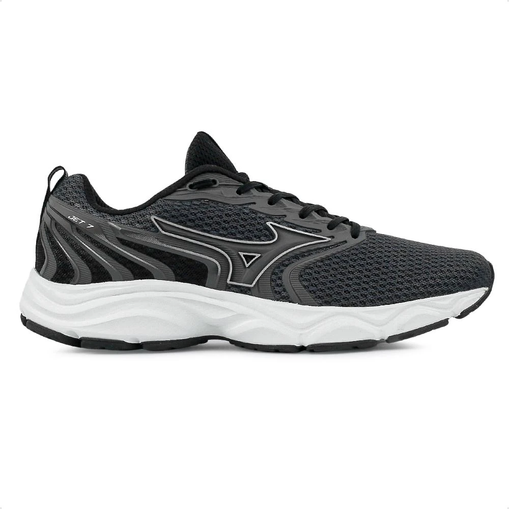 Miniatura Tênis Mizuno Jet 7 Masculino Cinza / Preto - 38