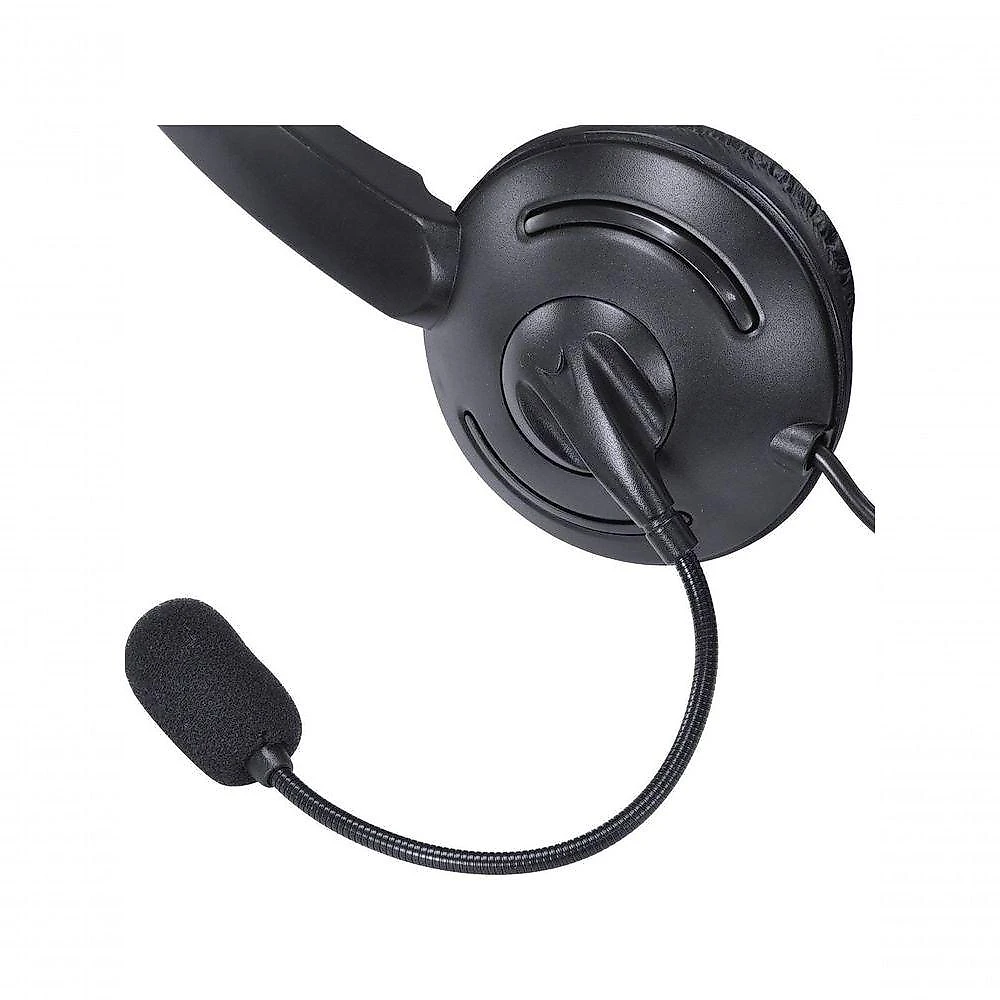 Fone De Ouvido Headset Corp Usb Com Microfone - Preto - Vk390