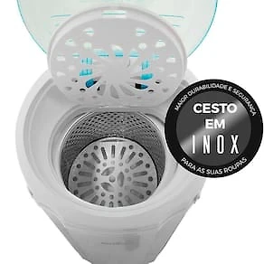 Centrífuga de Roupas Britânia BCR15B com Timer 15kg - Branca 110V
