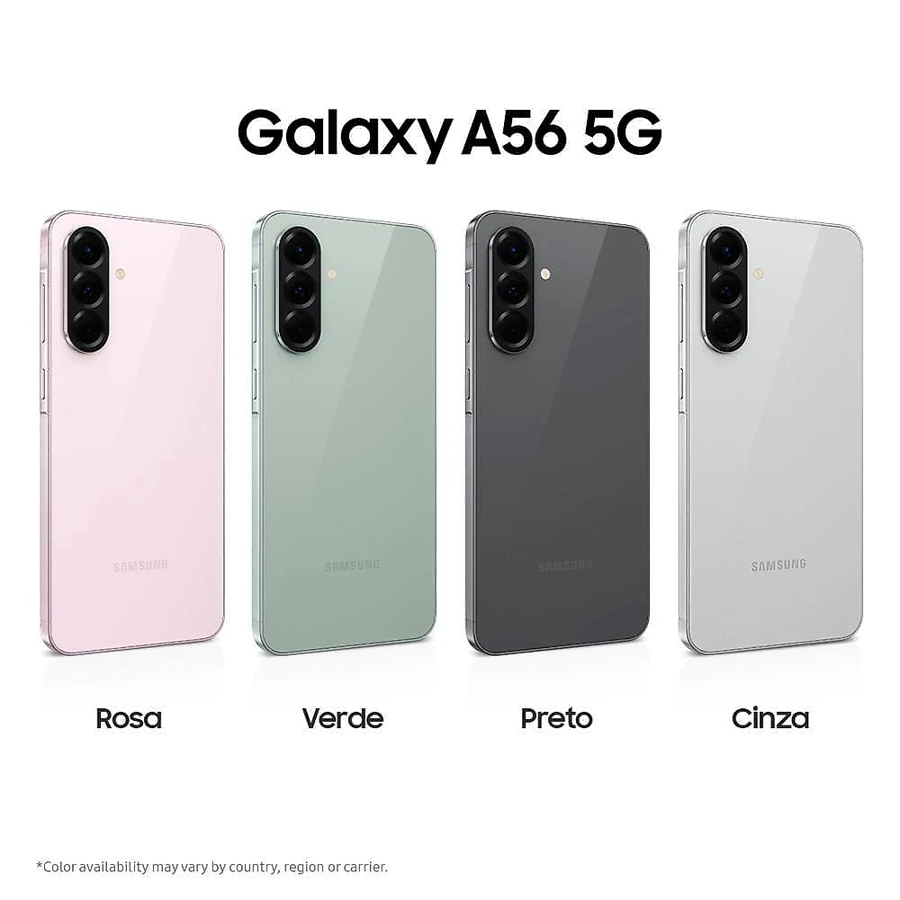 Celular samsung galaxy a56 tela super amoled 6.7" 128gb 5g 50mp preto