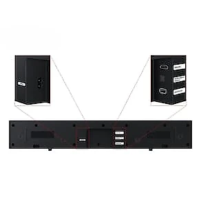 Combo Smart TV 55" Samsung 4K 55U8600F + Soundbar Samsung HW-B400F