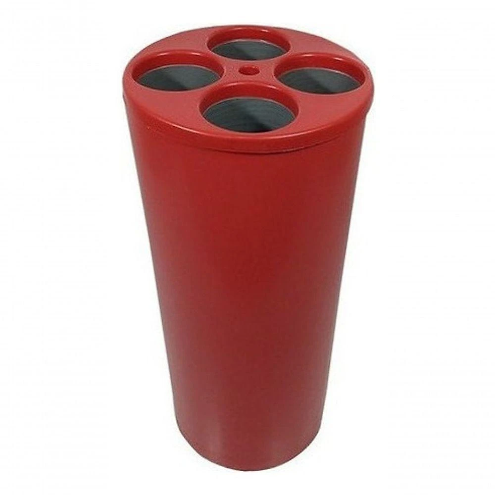 Kit 02 Lixeiras Dispensador de Copos Descartáveis com 4 Tubos para Copos de Água Café e Palheta Azul