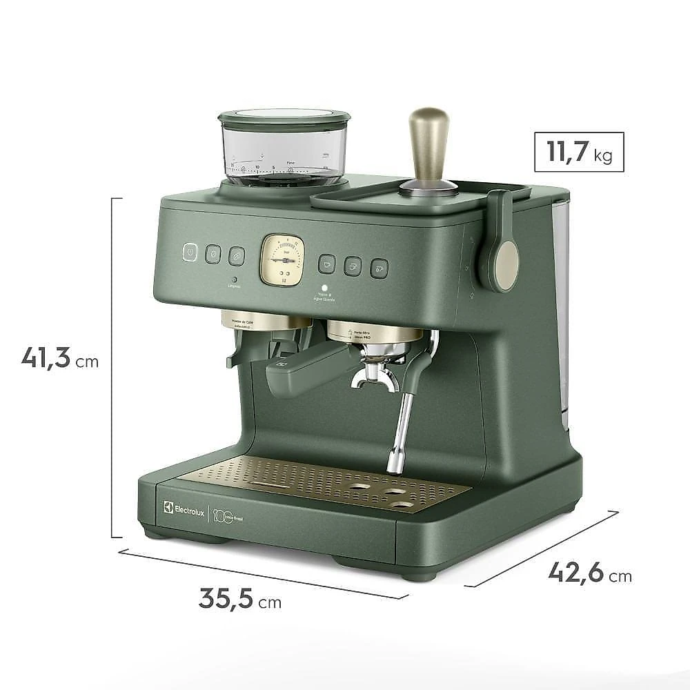 Cafeteira Espresso Expresso Electrolux ECM95 3L Verde 110V