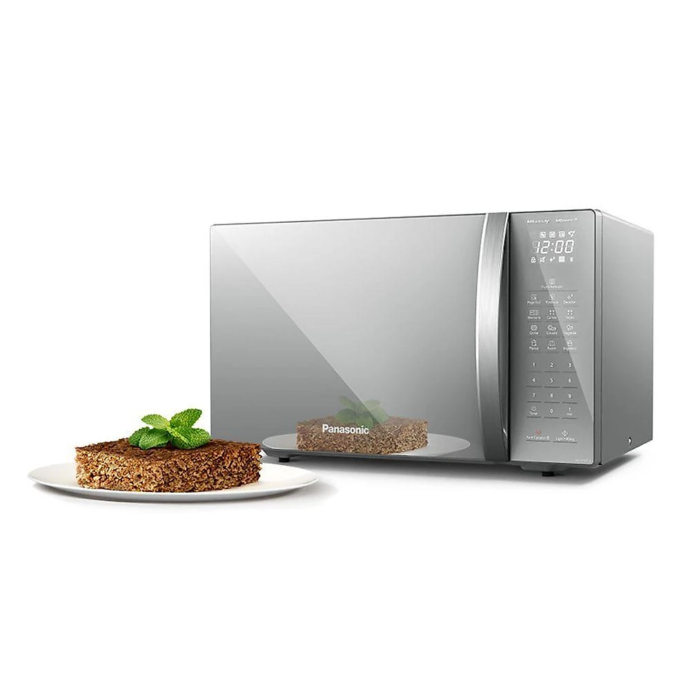 Micro-ondas Panasonic Tecnologia Antibactéria AG 34L Inox - ST67LSRU 110V