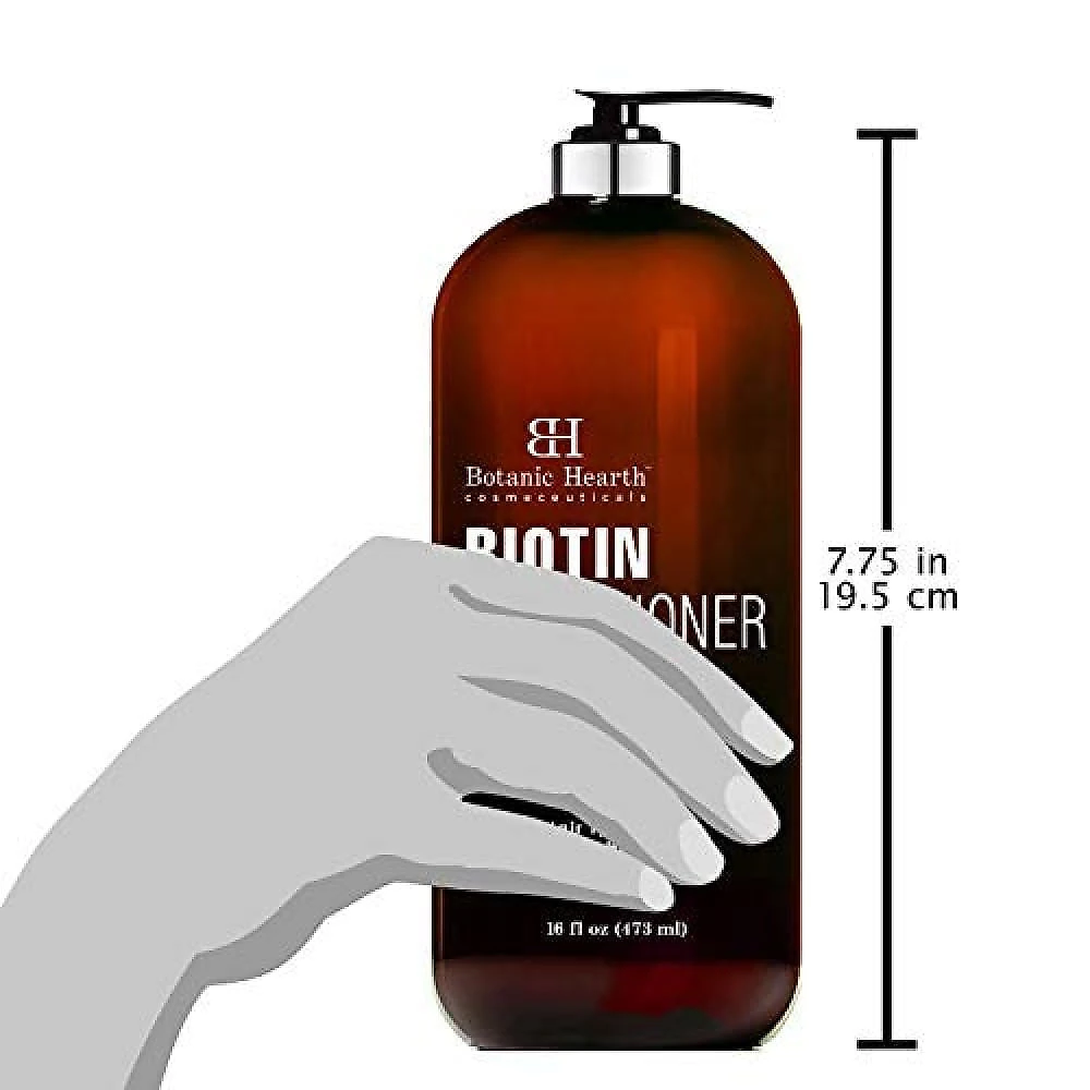 Shampoo e Condicionador de Biotina Óleo de Gengibre e Queratina para Queda 473ml