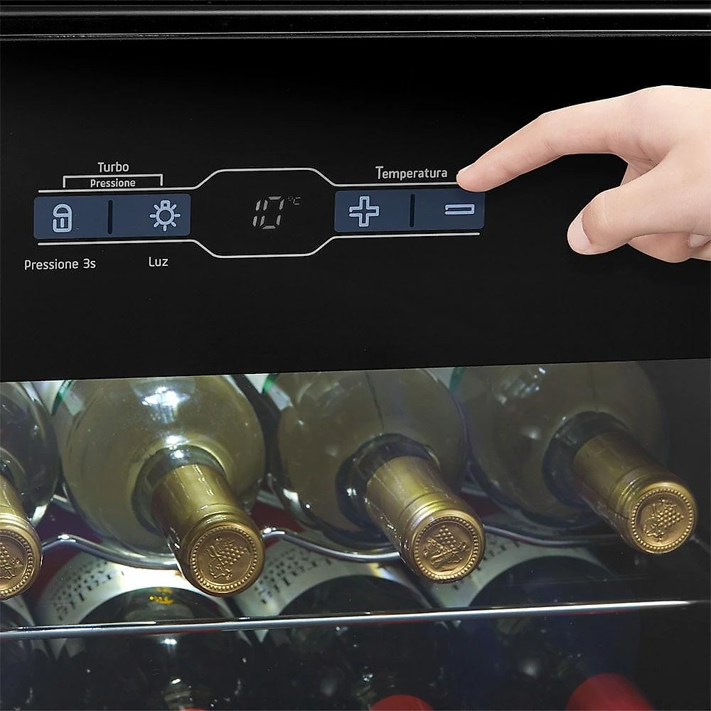 Adega de Vinho Climatizada Midea 24 Garrafas Inverter Bivolt MDRW110FGGGL3 Bivolt