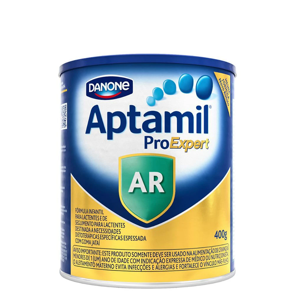 Aptamil AR 400g Fórmula Infantil para Lactentes e de Seguimento para Lactentes para Condições de Refluxo Gastroesofágico