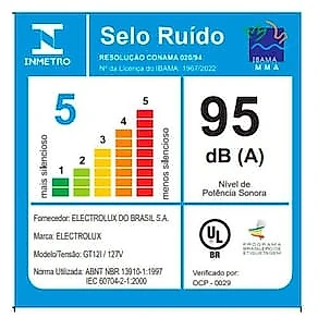Aspirador de Pó e Água Electrolux GT12i 1500W 12L – Inox 110V