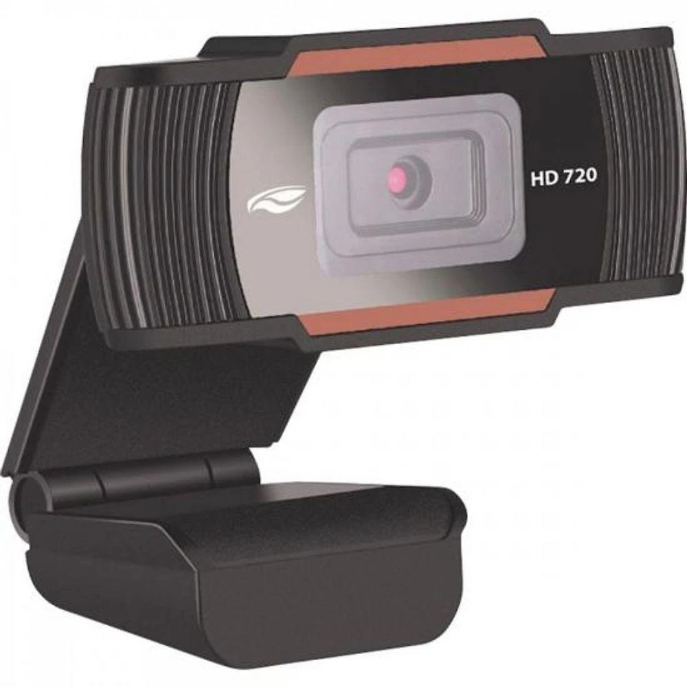 Webcam WB-70BK HD 720P com Microfone Redução de Ruído Preto C3tech
