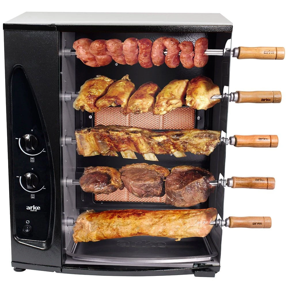 Churrasqueira a Gás Arke Suporta até 1.5 kg AGR-05