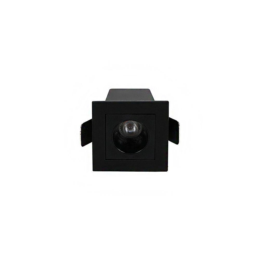 Spot de Embutir LED Downlight Ashok 2W Luz Neutra 4000K IRC 90 Preto Astraled