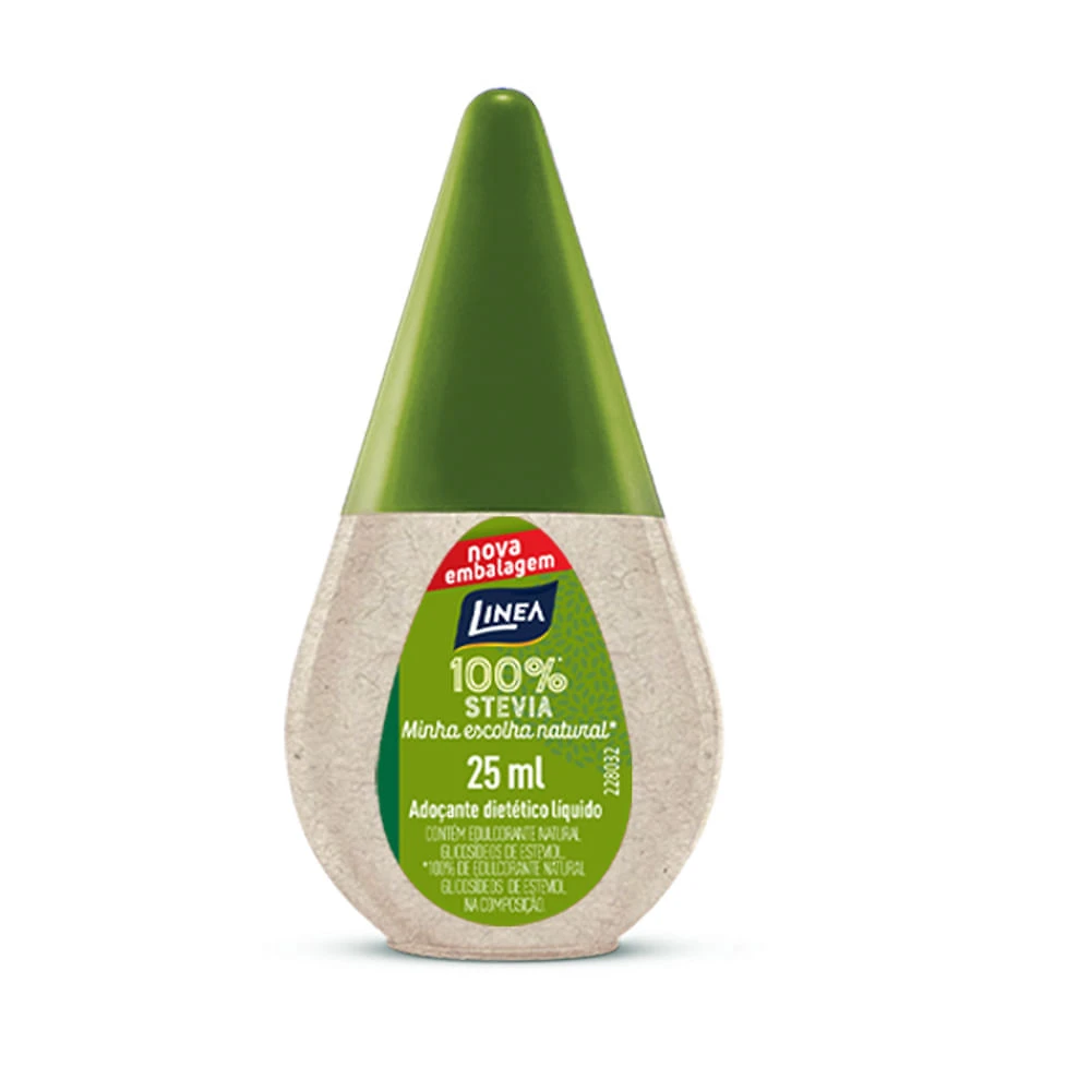 Adoçante Linea Stevia 100% Gotas com 25ml